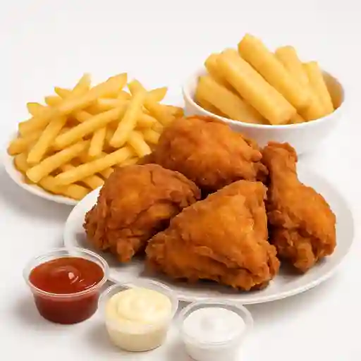 Combo 1/2 Pollo Broaster