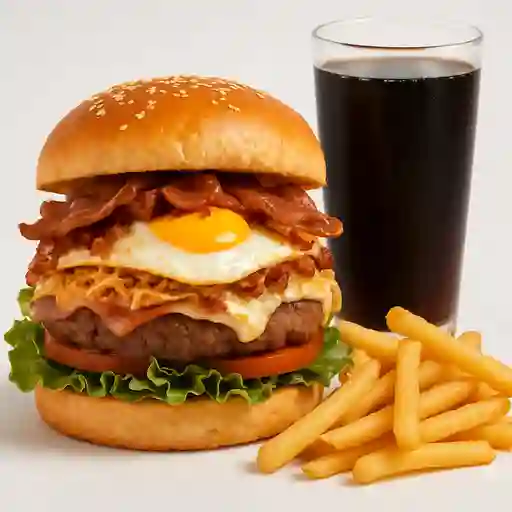 Combo Hamburguesa Del Rancho
