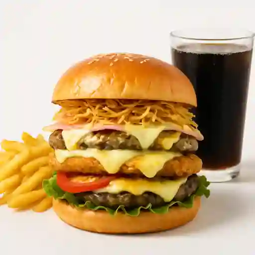 Combo Hamburguesa Hibrida