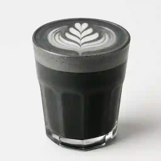 Carbón Activado Latte 12 Oz