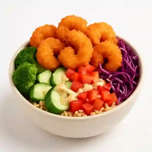 Bowl de Camarones Crispy