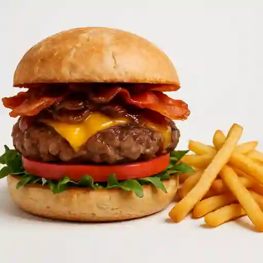 Combo Hamburguesa y Papas