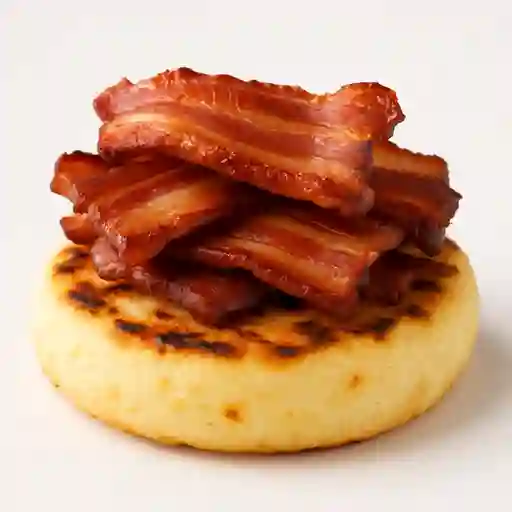 Arepa con Panceta de Cerdo