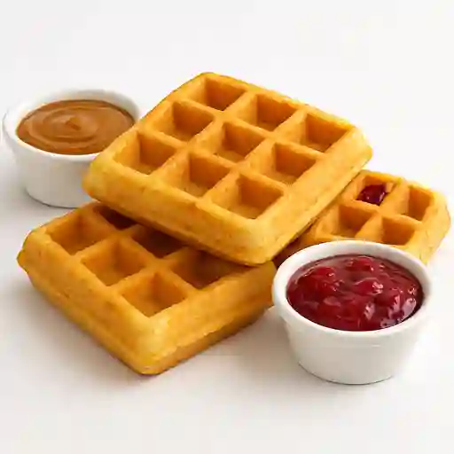 WAFFLES DE PAN DE BONO