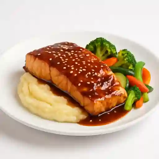 Salmon en Salsa Teriyaki