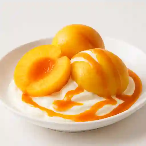 Durazno con Crema