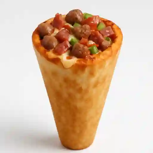Cono de Pizza de Carnes