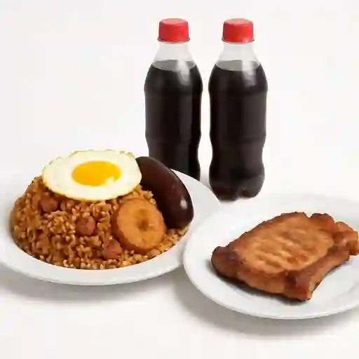 Dúo Paisa + Chuleta + 2 Gaseosas