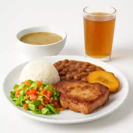 Almuerzo Menú con Cerdo