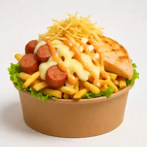 Salchipapa Pechuga