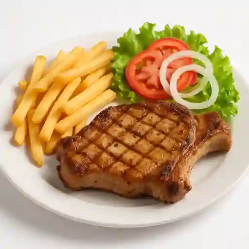 Chuleta de Cerdo Asada a la Plancha