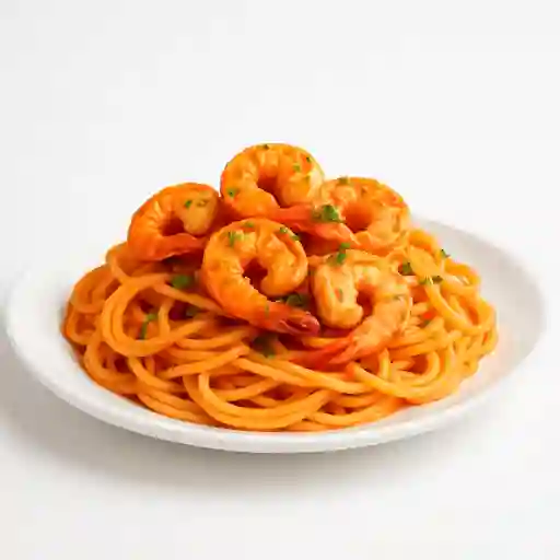 Spaghetti con Camarón