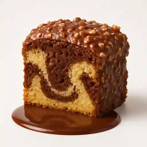 Porción de Torta Marmolada Chocolate y Vainilla