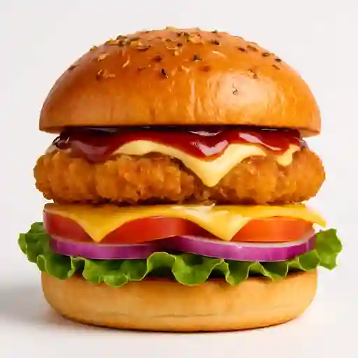 Hamburguesa Pollo Clásica