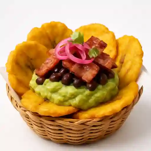 Canasta de Patacón y Panceta