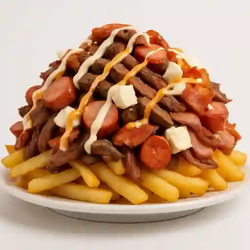 Salchipapa de la Casa