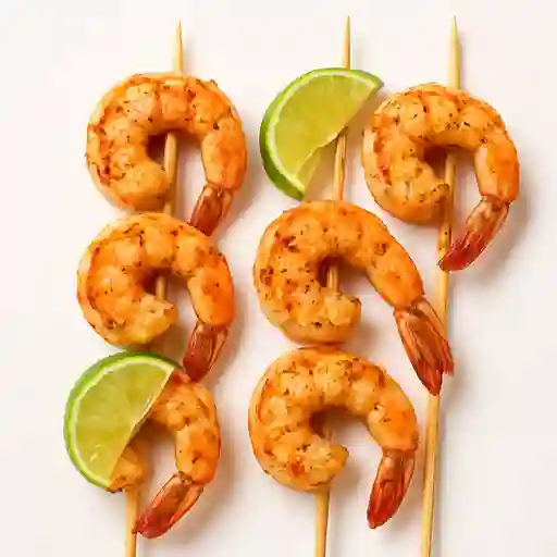 Brochetas de Camarón