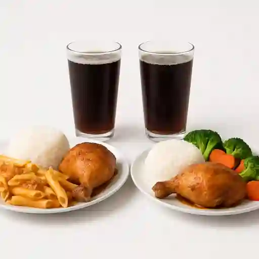 2 Menu Del Dia + Bebida