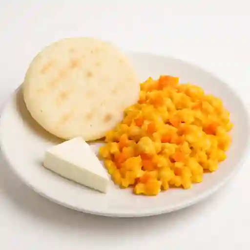 el Desayuno de Rigo - Arepa Blanca