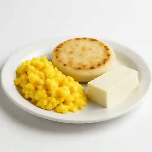 Desayuno de Rigo Trancao - Arepa Blanca