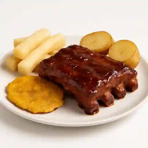 Costillas Al Barril en Salsa Bbq 
