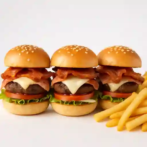 Combo de 3 Mini Hamburguesa