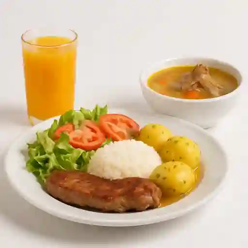 Completo con Sopas de Costillas