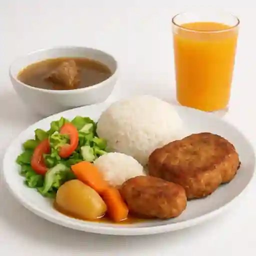 Completo con Sopas de Carne Salada