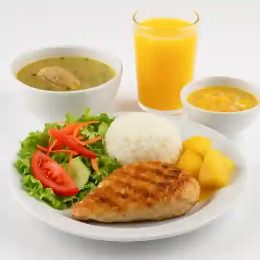 Completo con Sopas de Gallina