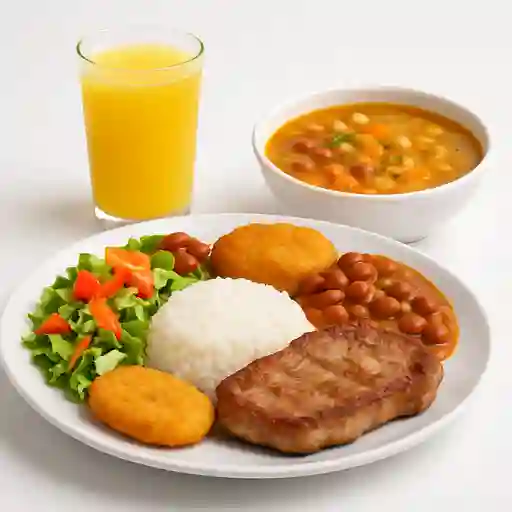 Completo con Sopas de Mondongo