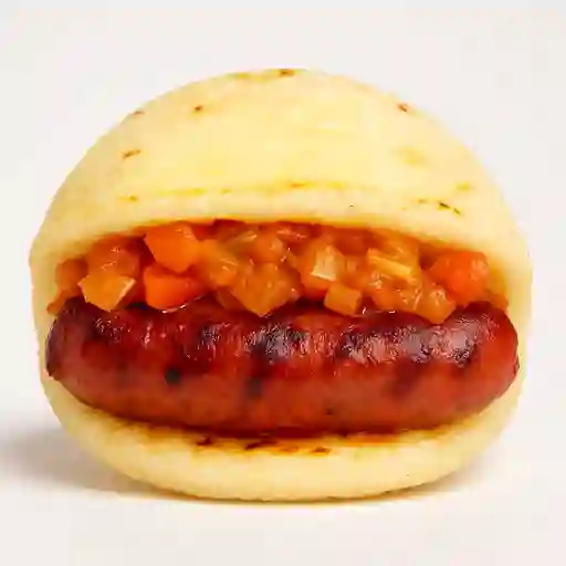 Arepa Chorizo con Hogao
