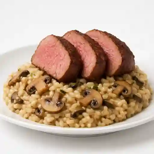 Risotto de Setas y Lomo Fino