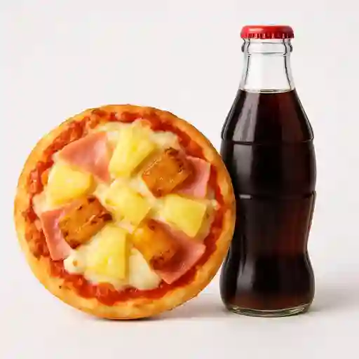 Pizzetta Hawaiana + Cocacola 250 ml