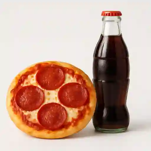 Pizzeta Salami + Cocacola 250 ml