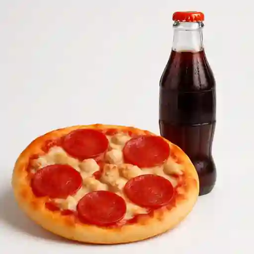 Pizzeta Peperoni + Cocacola 250 ml
