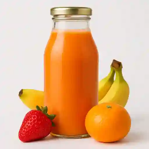 Jugo De Fresa Banano Y Mandarina