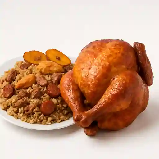 Combo Arroz Sancho y Pollo Asado