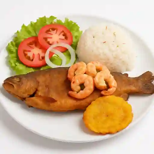 Trucha con Camarones