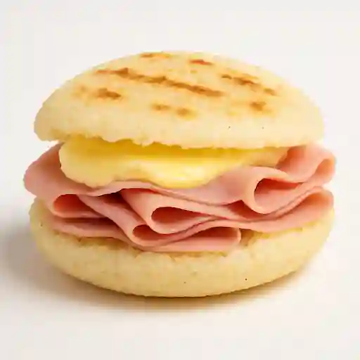 Arepa con Jamón