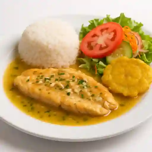 Pescado al Ajillo