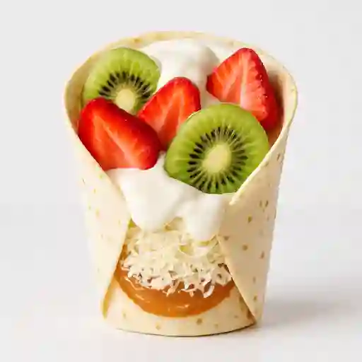 Wrap Dulce de Kiwi y Fresa