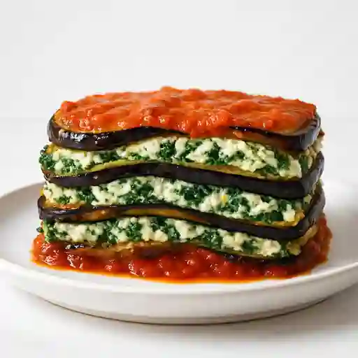 Lasagna de Berenjenas con Ricotta y Espinacas