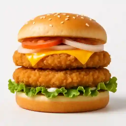 Hamburguesa Doble Pollo Especial