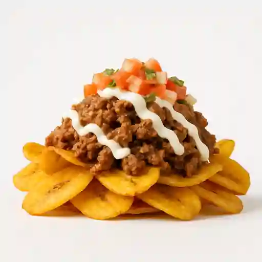 Platanos con Todo - Carne
