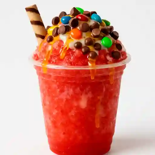 Raspado de Fresa en Leche