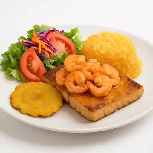 Posta de Sierra con Camarones