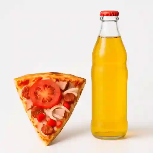 Combo Pizza Carnes Mixto + Colombiana 400 ml