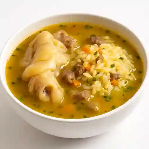 Caldo de Pata y Arroz