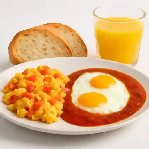 Huevos Pericos O Rancheros, Pan, Benida