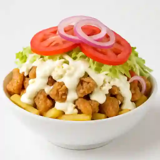 Papas con Chicharrones